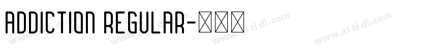 Addiction Regular字体转换